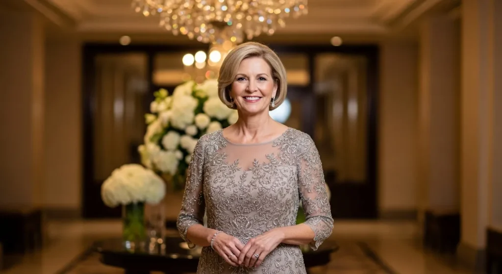 18 Glamorous Mother of the Bride Dresses with Subtle Sparkle