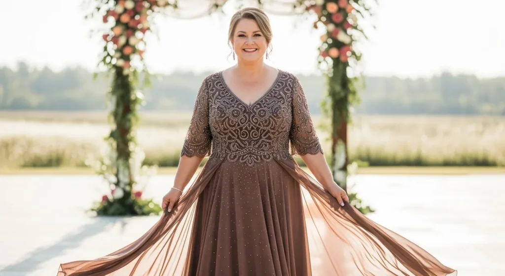 24 Flattering Plus Size Mother of the Bride Dresses for Every Body