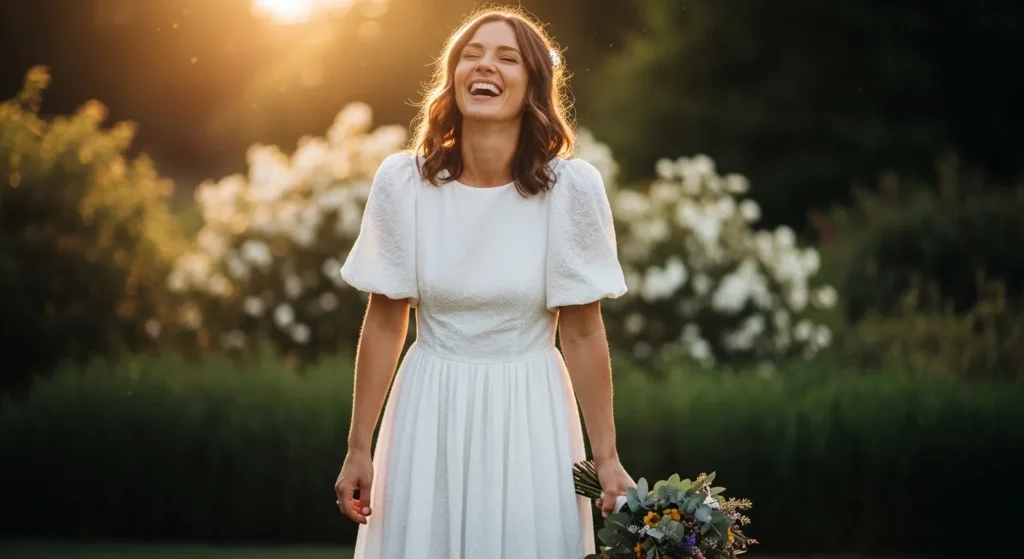 18 Midi Wedding Dresses for a Stylish Contemporary Look