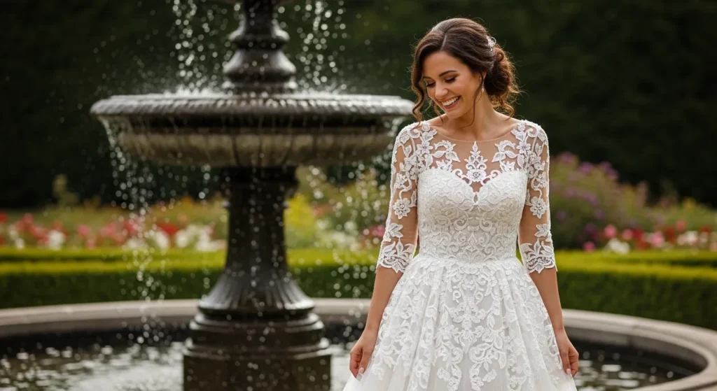 19 Chantilly Lace Wedding Dresses With Soft Vintage Appeal