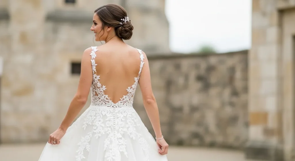 19 Open Back Wedding Dresses That Make a Stunning Impression