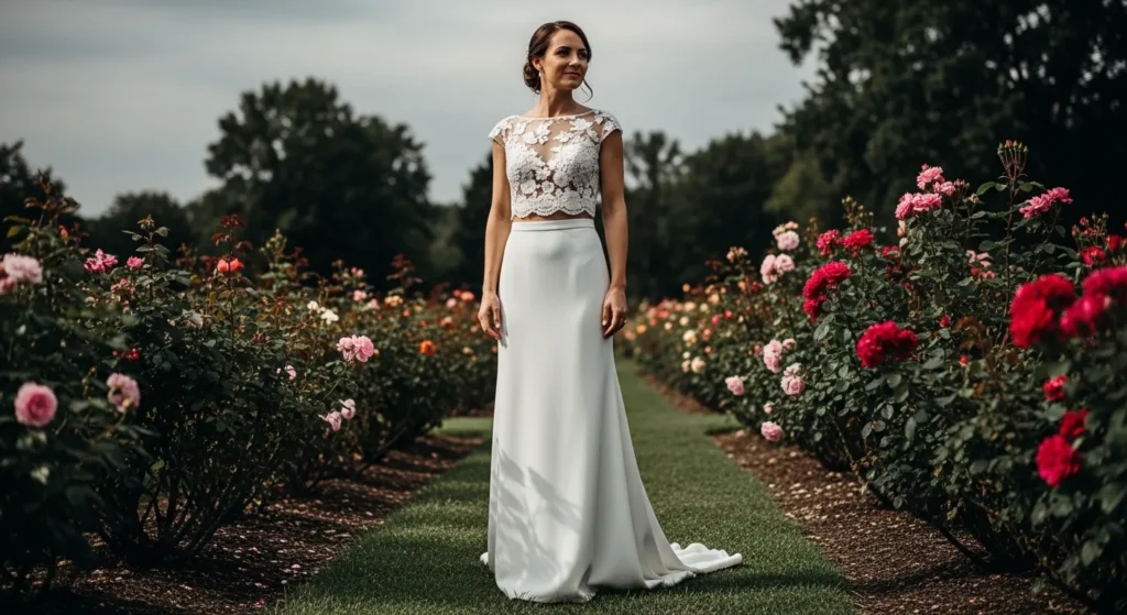 19 Two-Piece Wedding Dresses With a Modern Bridal Feel