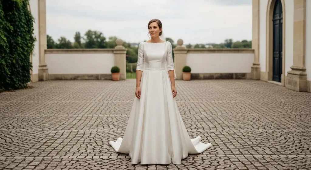 19 Wedding Dresses With 3/4 Sleeves That Balance Style and Comfort
