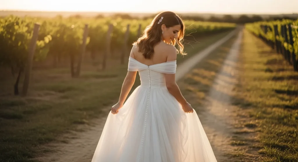 20 Off-Shoulder Wedding Dresses That Feel Soft and Romantic