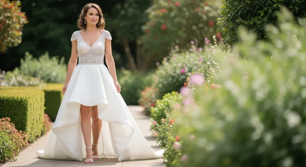 23 High-Low Wedding Dresses With a Modern Twist
