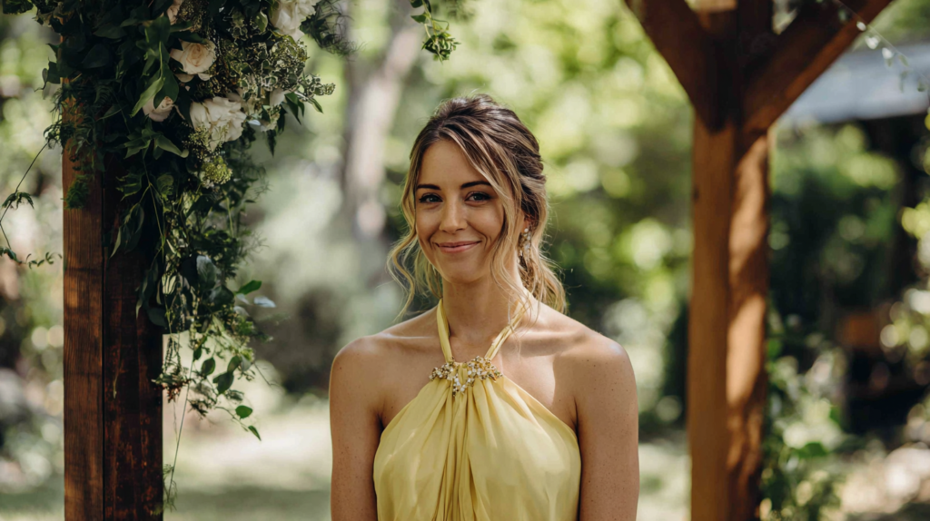 18 Halter Bridesmaid Dresses That Feel Light and Stylish