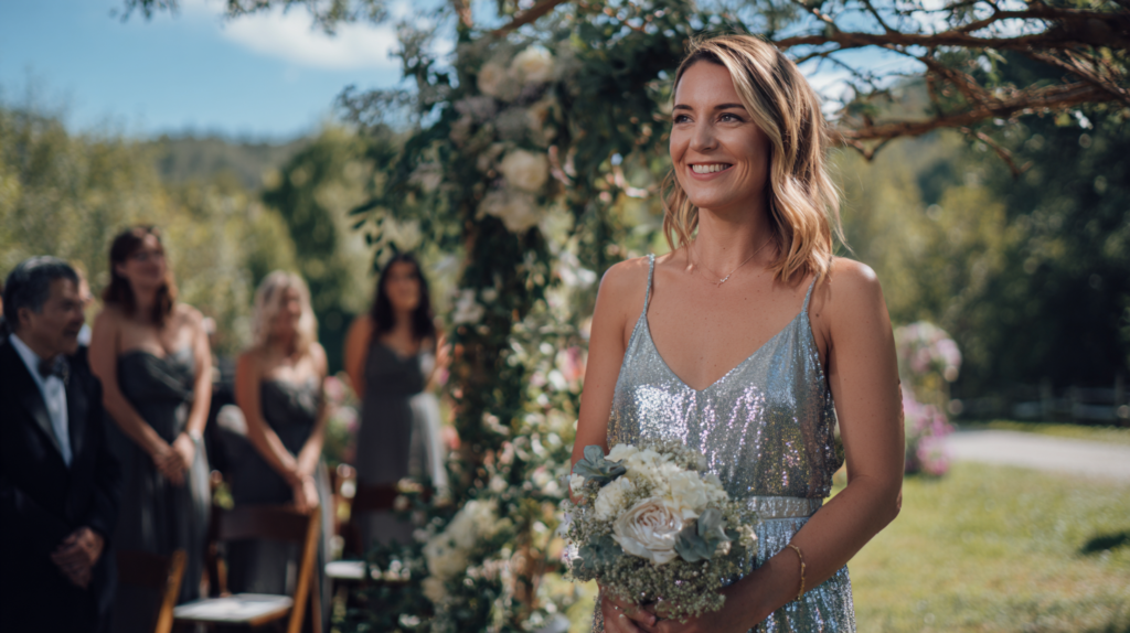 19 Sparkly Bridesmaid Dresses That Add Subtle Glam