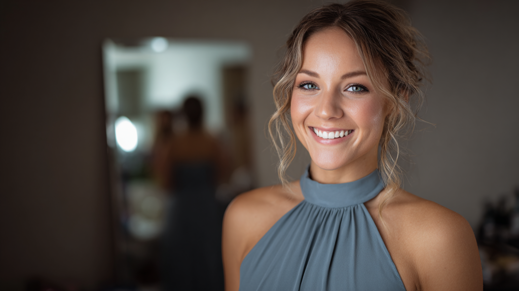 21 High Neck Bridesmaid Dresses for a Sophisticated Finish