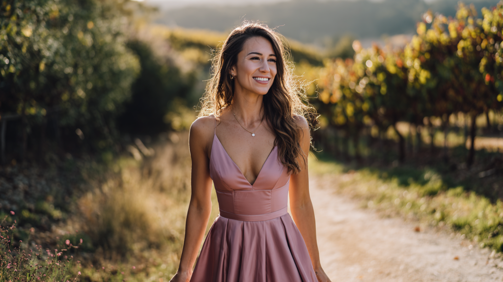 24 Rose Pink Bridesmaid Dresses with Elegant Charm